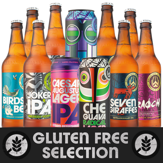 Gluten free beer selection