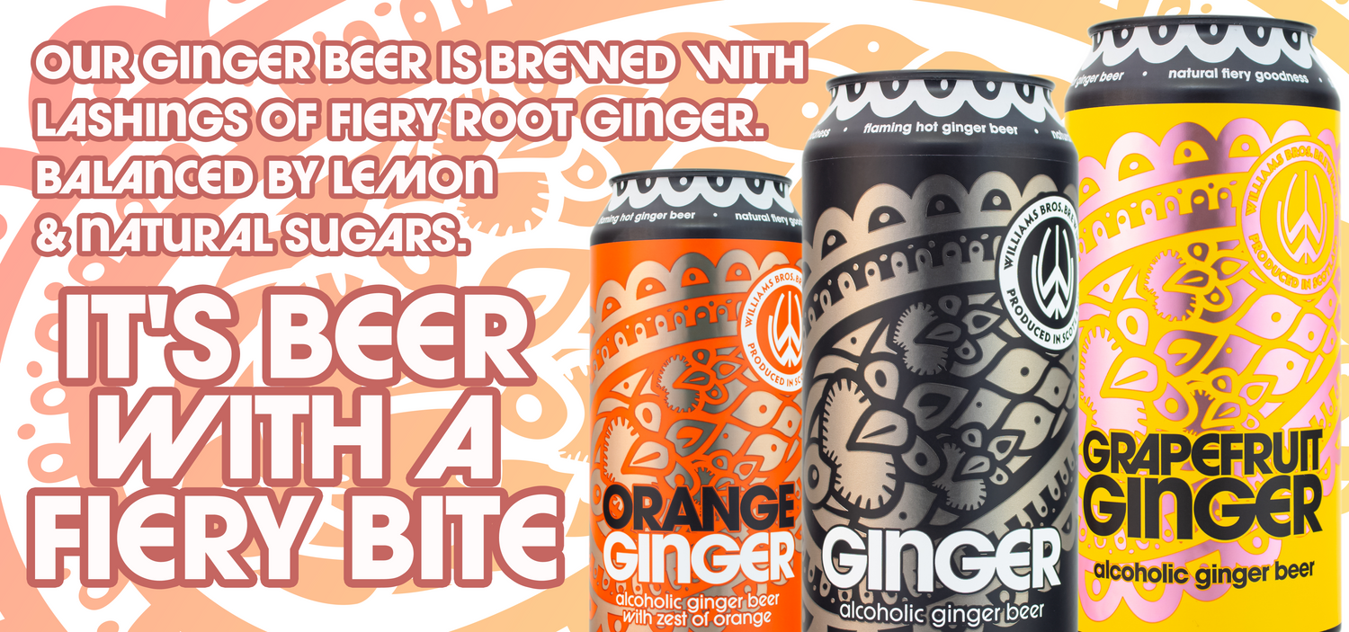 Alcoholic ginger beer from Williams Bros Brewing