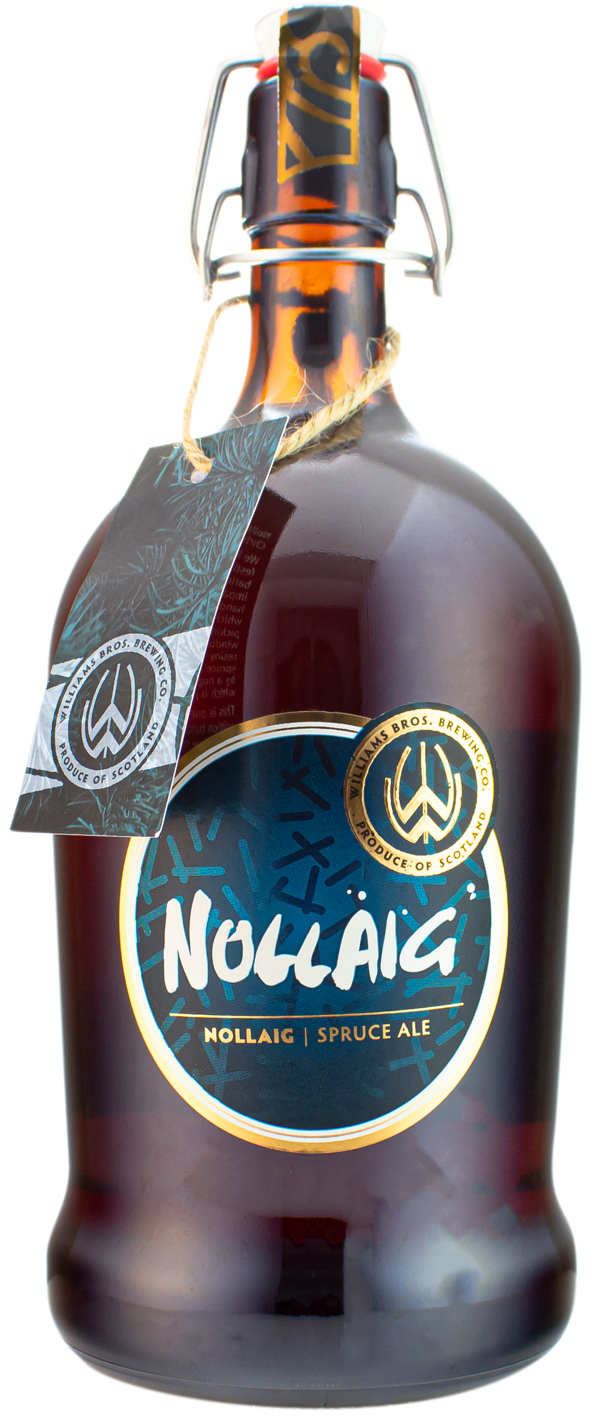 Nollaig Spruce Ale in a 1 Litre Growler