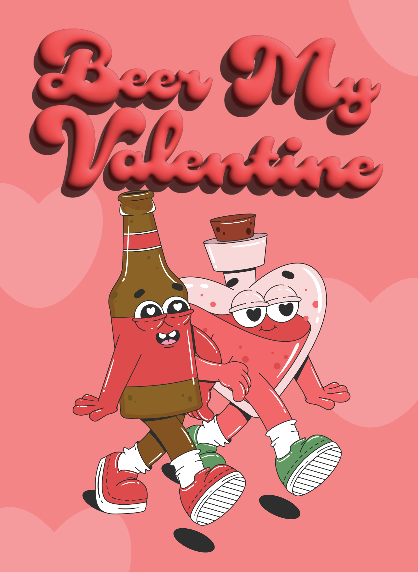 Beer valentine's card