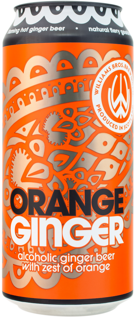 Alcoholic Ginger Beer with a hint of orange