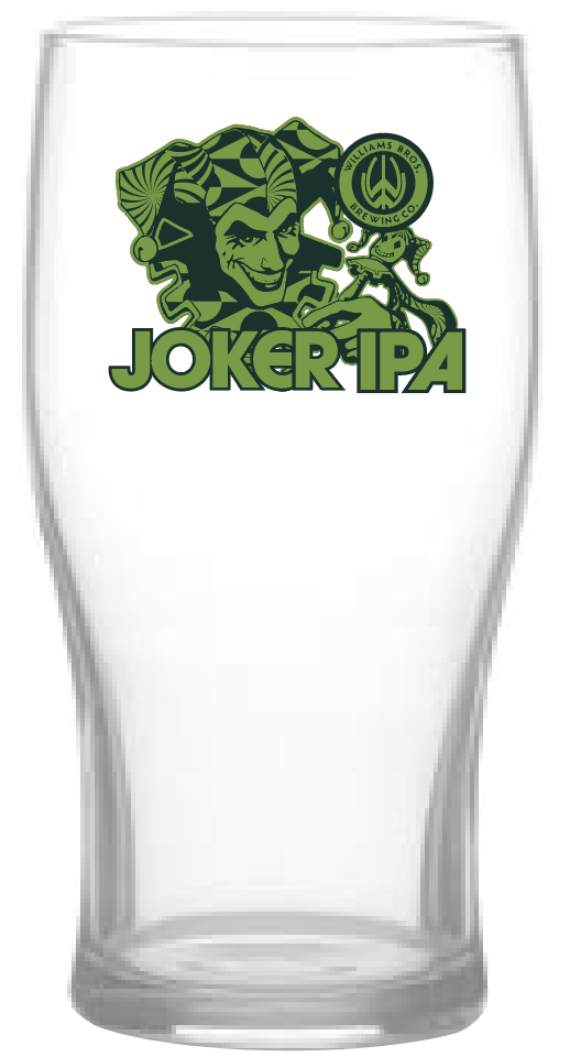 Joker IPA Pint Glass